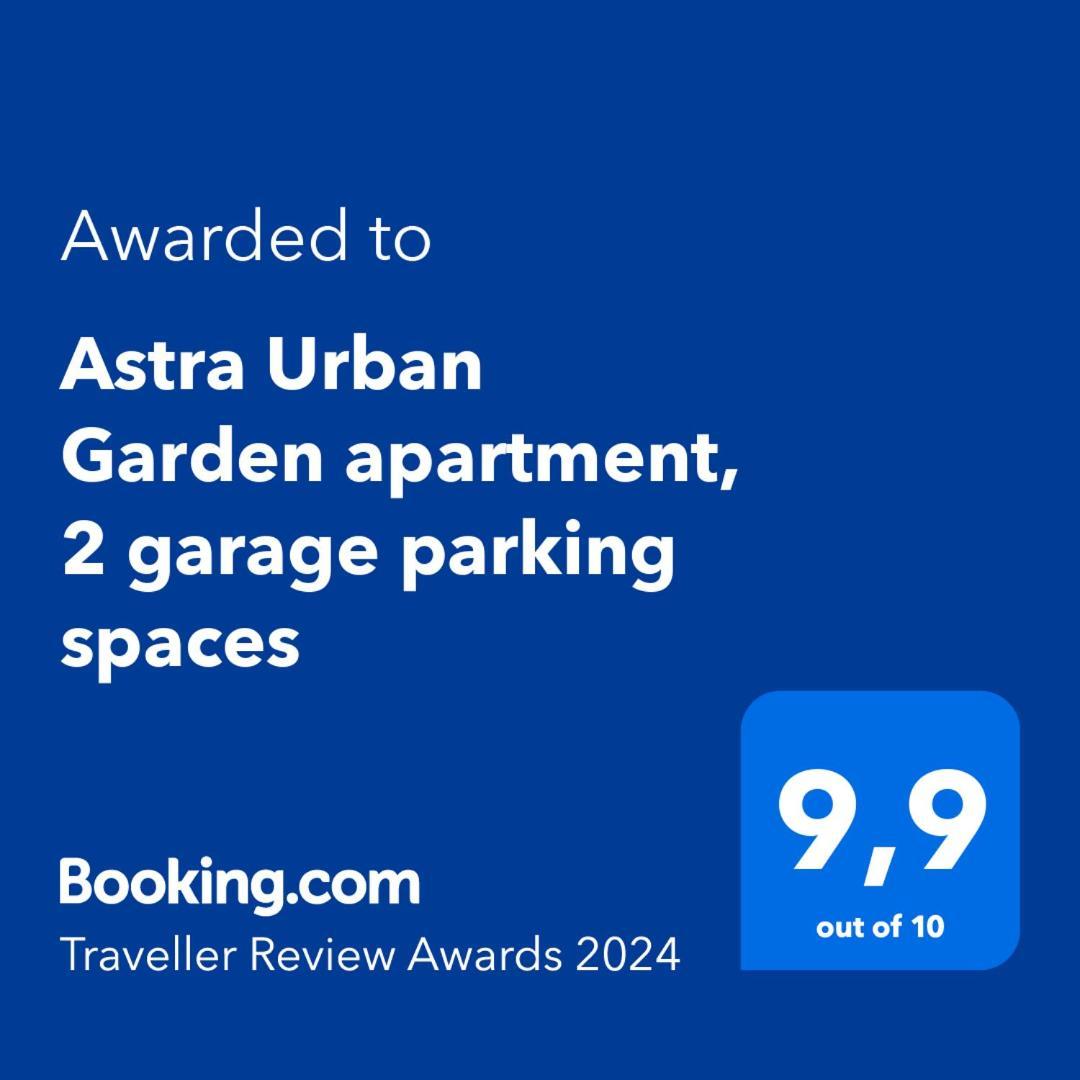 Astra Urban Garden Apartment, 2 Garage Parking Spaces Zagreb Ngoại thất bức ảnh